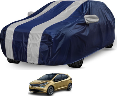 Auto Hub Car Cover For Tata Altroz (Without Mirror Pockets)(Blue, Silver)