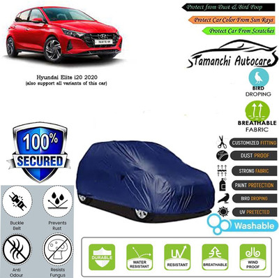 Tamanchi Autocare Car Cover For Hyundai Elite i20 2020(Blue)