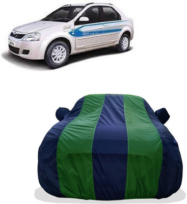 Tricway Car Cover For Mahindra E Verito D2 (With Mirror Pockets)(Green)