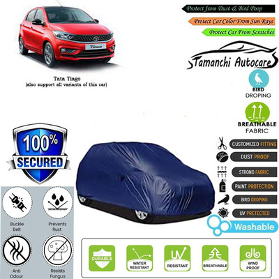 Tamanchi Autocare Car Cover For Tata Tiago(Blue)