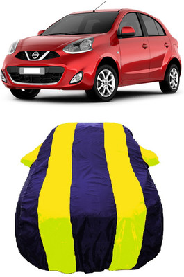 Wegather Car Cover For Nissan Micra XL CVT (With Mirror Pockets)(Yellow)
