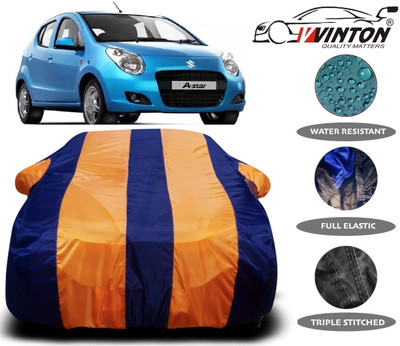 V VINTON Car Cover For Maruti Suzuki A-Star (With Mirror Pockets)(Multicolor)