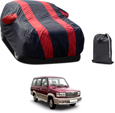 PAGORA Car Cover For Toyota Qualis (With Mirror Pockets)(Red, For 2019, 2020, 2021, 2022, 2023 Models)