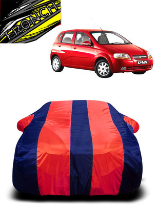 FRONCH Car Cover For Toyota UVA (With Mirror Pockets)(Red, Blue)