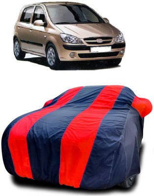 DIGGU Car Cover For Hyundai Getz 1.1 GVS (With Mirror Pockets)(Red, Blue)