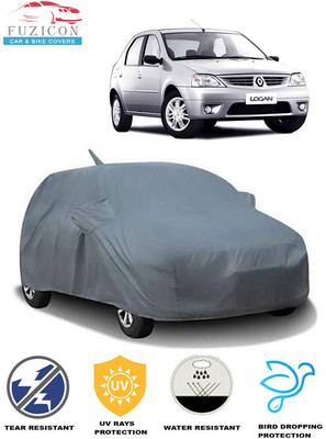 FUZICON Car Cover For Mahindra Logan (With Mirror Pockets)(Grey)
