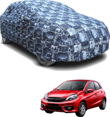 SS FOR YOUR SMART NEEDS Car Cover For Honda Brio (With Mirror Pockets)(Multicolor)