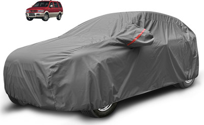 Auto Hub Car Cover For Chevrolet Tavera (With Mirror Pockets)(Grey)