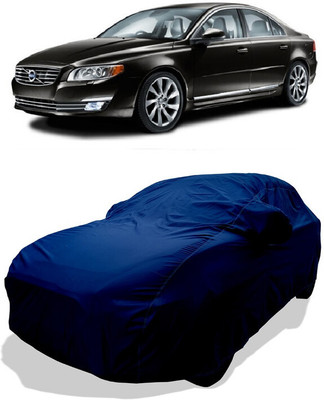 Coxtor Car Cover For Volvo S80 (With Mirror Pockets)(Blue)