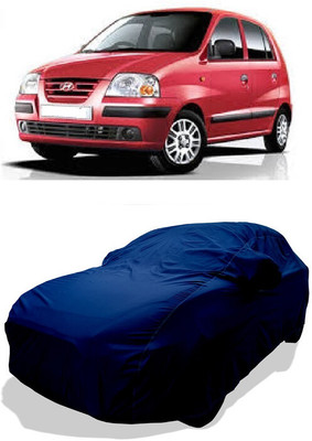 Coxtor Car Cover For Hyundai Santro Xing XO ERLX EURO II (With Mirror Pockets)(Blue)