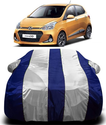 AXLOZ Car Cover For Hyundai Grand i10 (With Mirror Pockets)(Multicolor)
