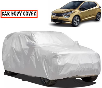 XOCAVO Car Cover For Tata Altroz (With Mirror Pockets)(Silver)