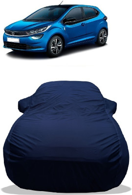 Wegather Car Cover For Tata Altroz XM Diesel (With Mirror Pockets)(Blue)
