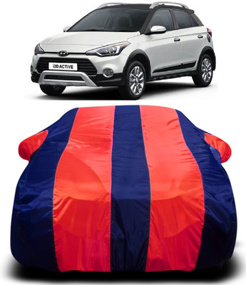 AXLOZ Car Cover For Hyundai i20 Active (With Mirror Pockets)(Multicolor)