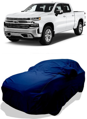 Coxtor Car Cover For Chevrolet Silverado 1500 (With Mirror Pockets)(Blue)