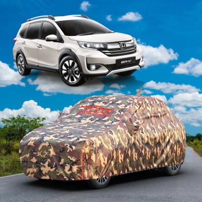 TEASN WATERPROOF Car Cover For Honda BRV (With Mirror Pockets)(Multicolor)