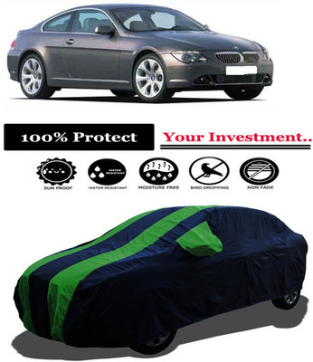Amexride Car Cover For BMW 6 Series 645Ci (With Mirror Pockets)(Green)