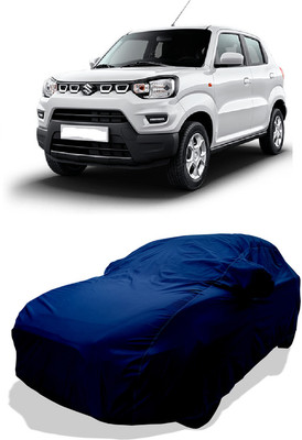 Coxtor Car Cover For Maruti Suzuki S-Presso Vxi Plus (With Mirror Pockets)(Blue)