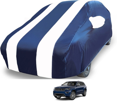 MOCKHE Car Cover For Jeep Compass (With Mirror Pockets)(White)