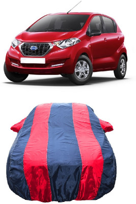 Wegather Car Cover For Datsun Redi GO S (With Mirror Pockets)(Red)