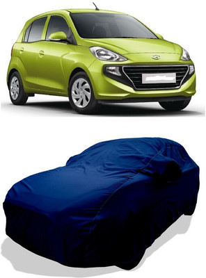Coxtor Car Cover For Hyundai Santro (With Mirror Pockets)(Blue)