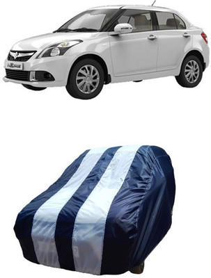 ATBROTHERS Car Cover For Maruti Suzuki Swift Dzire (Without Mirror Pockets)(White, Blue)