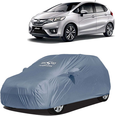 Kingsway Car Cover For Honda Jazz (With Mirror Pockets)(Grey, For 2014, 2015, 2016, 2017, 2018 Models)