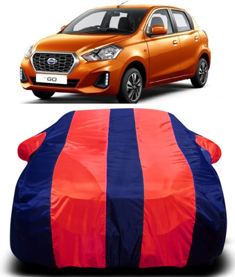 Swarish Car Cover For Datsun Go (With Mirror Pockets)(Multicolor)