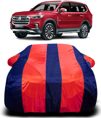 R Rayvin Star Car Cover For MG Gloster (With Mirror Pockets)(Multicolor)