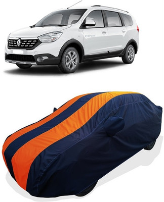 Coxtor Car Cover For Renault Lodgy (With Mirror Pockets)(Orange)