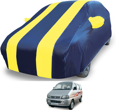Euro Care Car Cover For Maruti Versa (With Mirror Pockets)(Blue, Yellow)