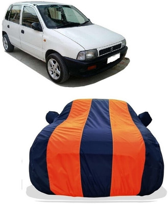 Tricway Car Cover For Maruti Suzuki Zen LX (With Mirror Pockets)(Orange)