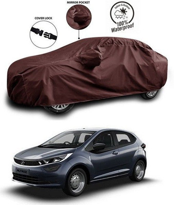 ANTHUB Car Cover For Tata Altroz (With Mirror Pockets)(Maroon)