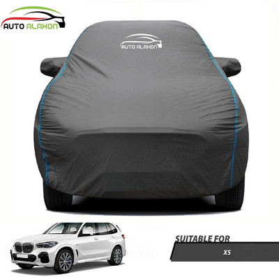 AUTO ALAXON Car Cover For BMW X5 (With Mirror Pockets)(Black)