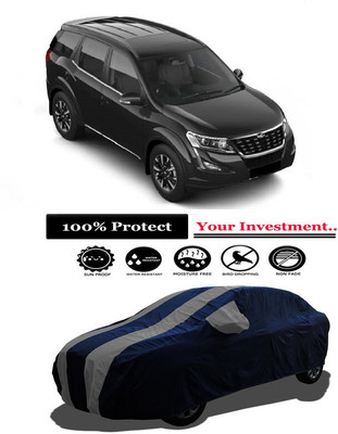 Amexride Car Cover For Mahindra XUV500 W11 Option Diesel (With Mirror Pockets)(Grey)