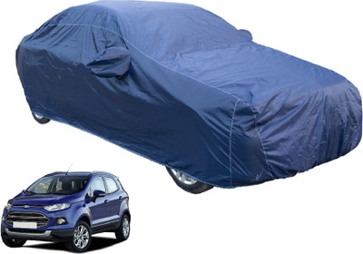 MOCKHE Car Cover For Ford Ecosport (With Mirror Pockets)(Blue)