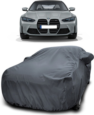 AMVISH Car Cover For BMW M4 (With Mirror Pockets)(Grey)