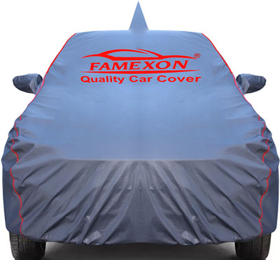 FAMEXON Car Cover For Tata Zest (With Mirror Pockets)(Grey, For 2021, 2022 Models)