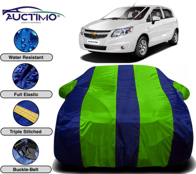 AUCTIMO Car Cover For Chevrolet Sail UVA (With Mirror Pockets)(Multicolor)