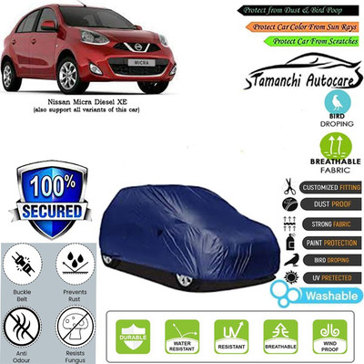 Tamanchi Autocare Car Cover For Nissan Micra Diesel XE(Blue)