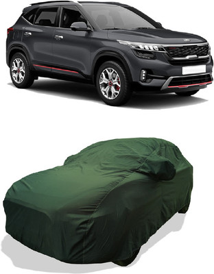 Coxtor Car Cover For Kia Seltos HTK D Diesel (With Mirror Pockets)(Green)