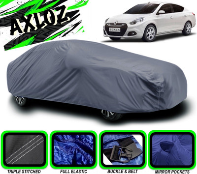 AXLOZ Car Cover For Renault Scala (With Mirror Pockets)(Grey)