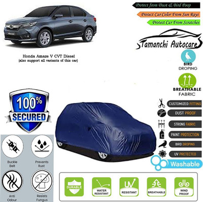 Tamanchi Autocare Car Cover For Honda Amaze V CVT Diesel(Blue)