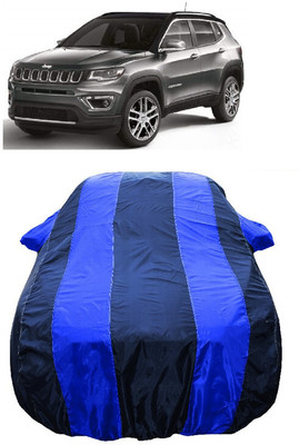 Wegather Car Cover For Jeep Compass 2.0 Limited Option 4X4 Diesel (With Mirror Pockets)(Blue)