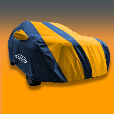 AUTO ALAXON Car Cover For Tata Punch (With Mirror Pockets)(Blue, Yellow)