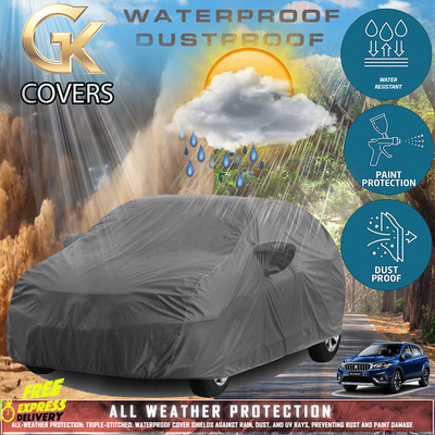 Tamanchi Autocare Car Cover For Maruti Suzuki S-Cross (With Mirror Pockets)(Grey)