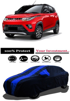 Amexride Car Cover For Mahindra KUV100 mFALCON D75 K6 5str (With Mirror Pockets)(Multicolor)