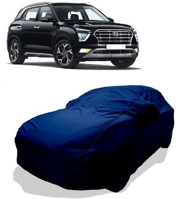 QLAX Car Cover For Maruti Creta 1.6 E (With Mirror Pockets)(Green)