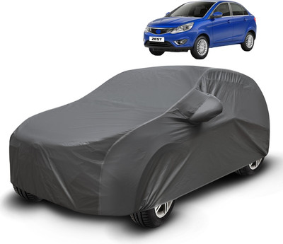 Auto Hub Car Cover For Tata Zest (With Mirror Pockets)(Grey)