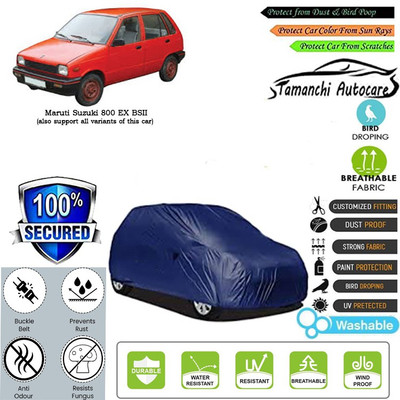 Tamanchi Autocare Car Cover For Maruti Suzuki 800 EX BSII(Blue)